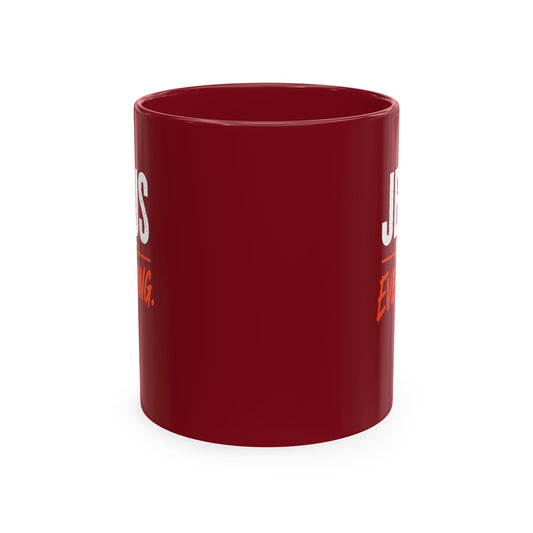 Jesus Is My Everything – Stacked Color Mug – product image 2