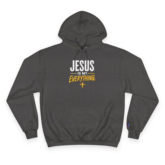Jesus Is My Everything – Stacked Gold Champion Hoodie – product image 2