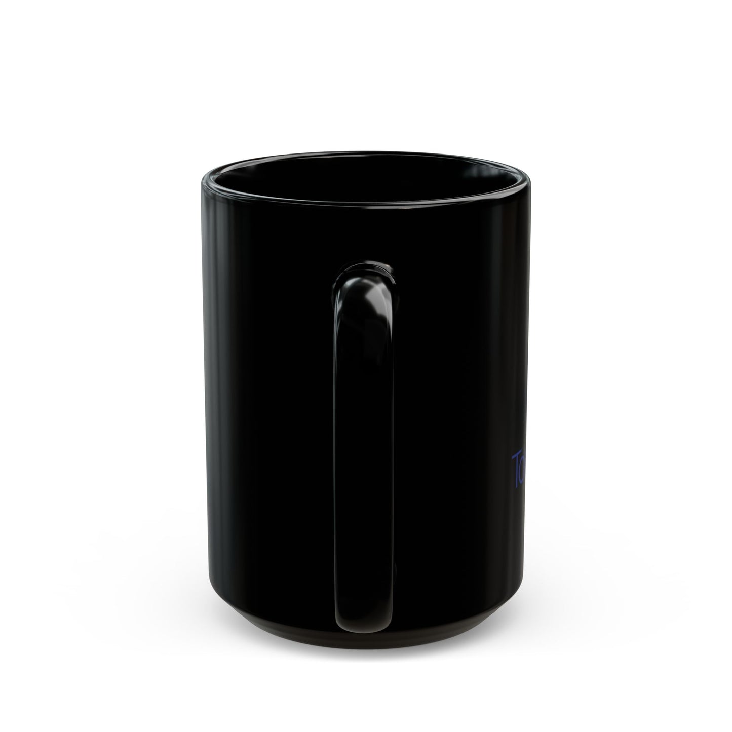 Torch Logo – Black Ceramic Mug (11/15 oz) – product image 8