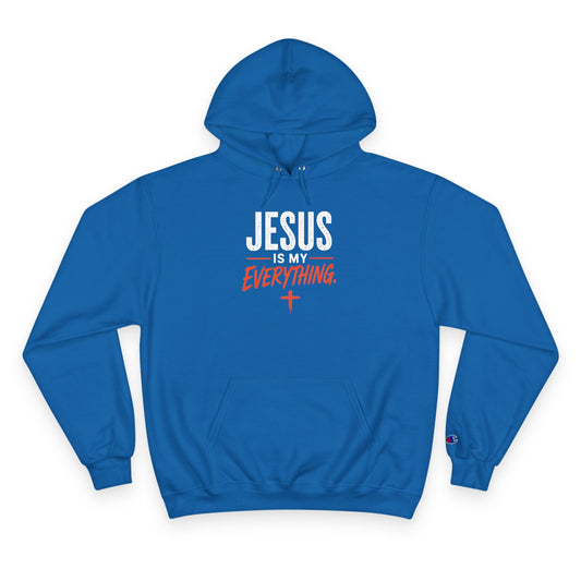 Jesus Is My Everything – Brush Ember Champion Hoodie – product image 2