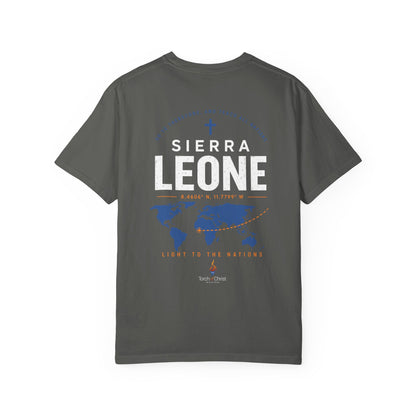 Sierra Leone Mission — Light to the Nations Tee (Comfort Colors)