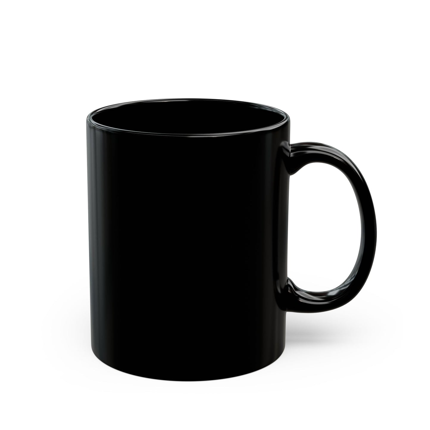 Torch Logo – Black Ceramic Mug (11/15 oz) – product image 4