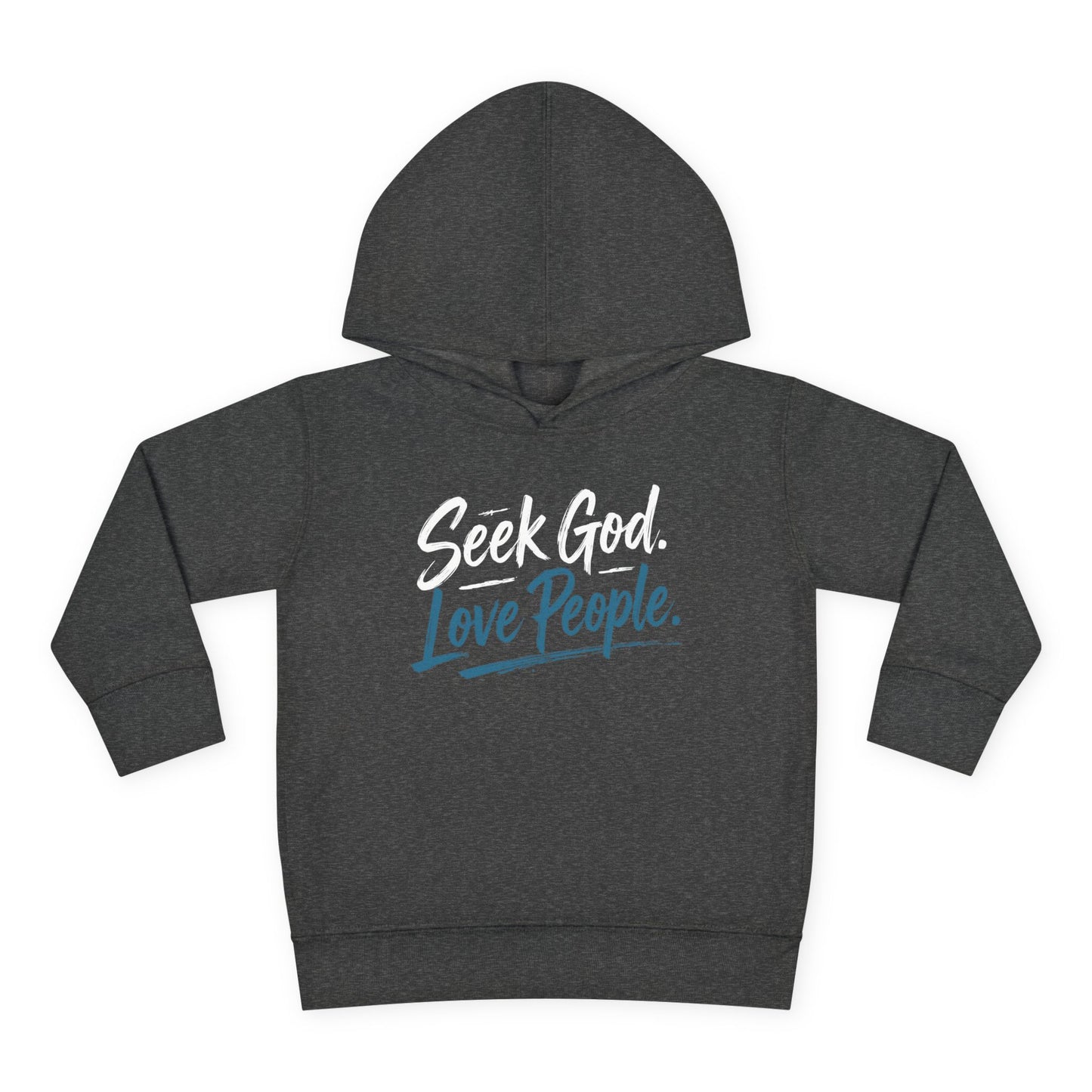 Seek God. Love People. – Script Toddler Hoodie – product image 8