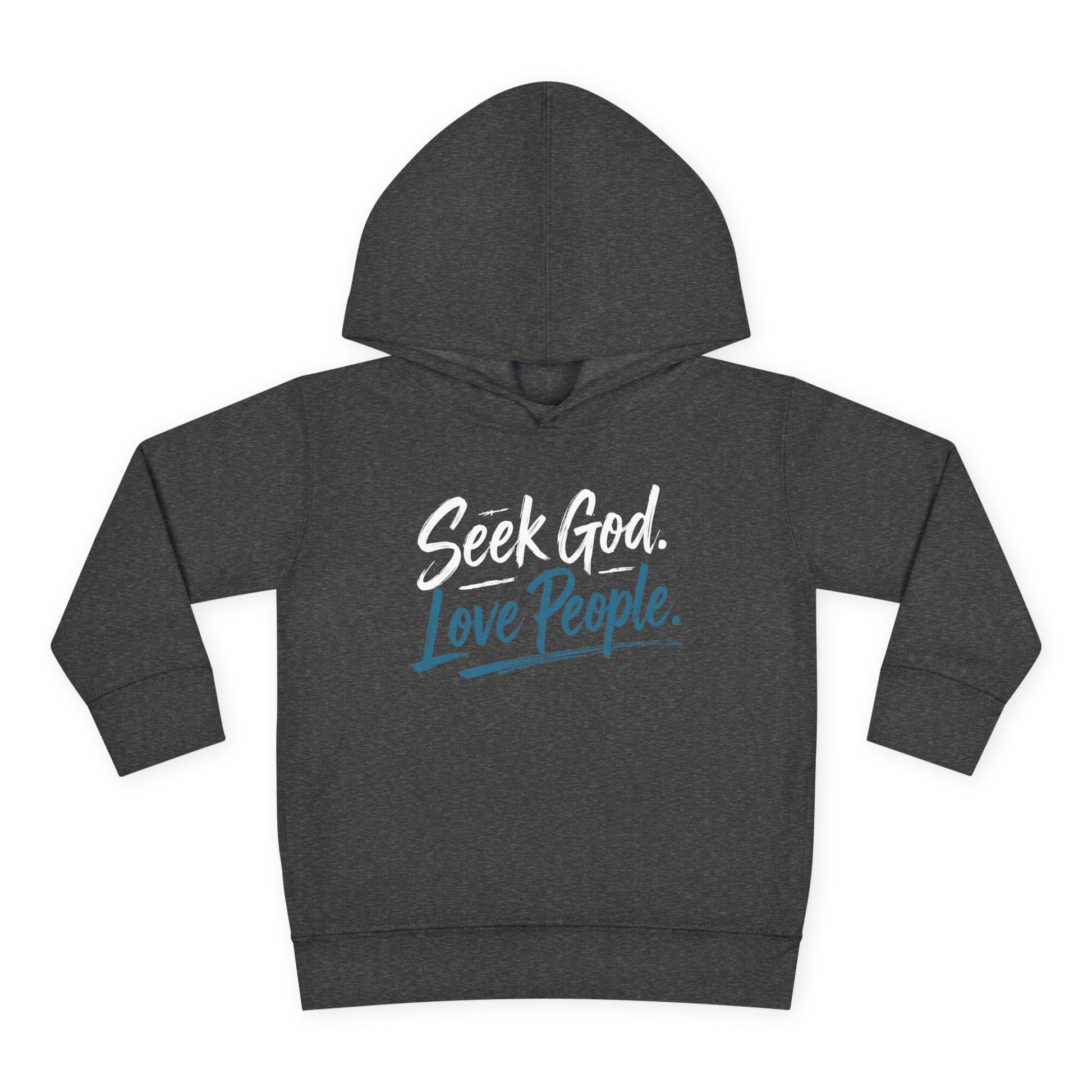 Seek God. Love People. – Script Toddler Hoodie – product image 8