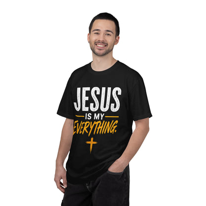 Jesus Is My Everything – Stacked Tee, Warm Palette (Comfort Colors) – product image 7