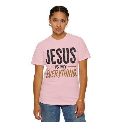 Jesus Is My Everything – Stacked Tee, Light Palette (Comfort Colors) – product image 15