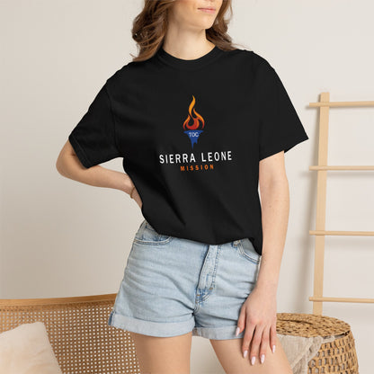 Sierra Leone Mission — Torch Emblem Tee (Comfort Colors)