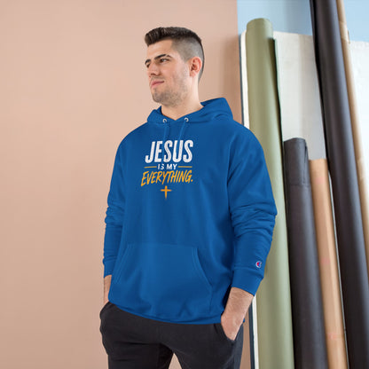 Jesus Is My Everything – Stacked Gold Champion Hoodie – product image 1