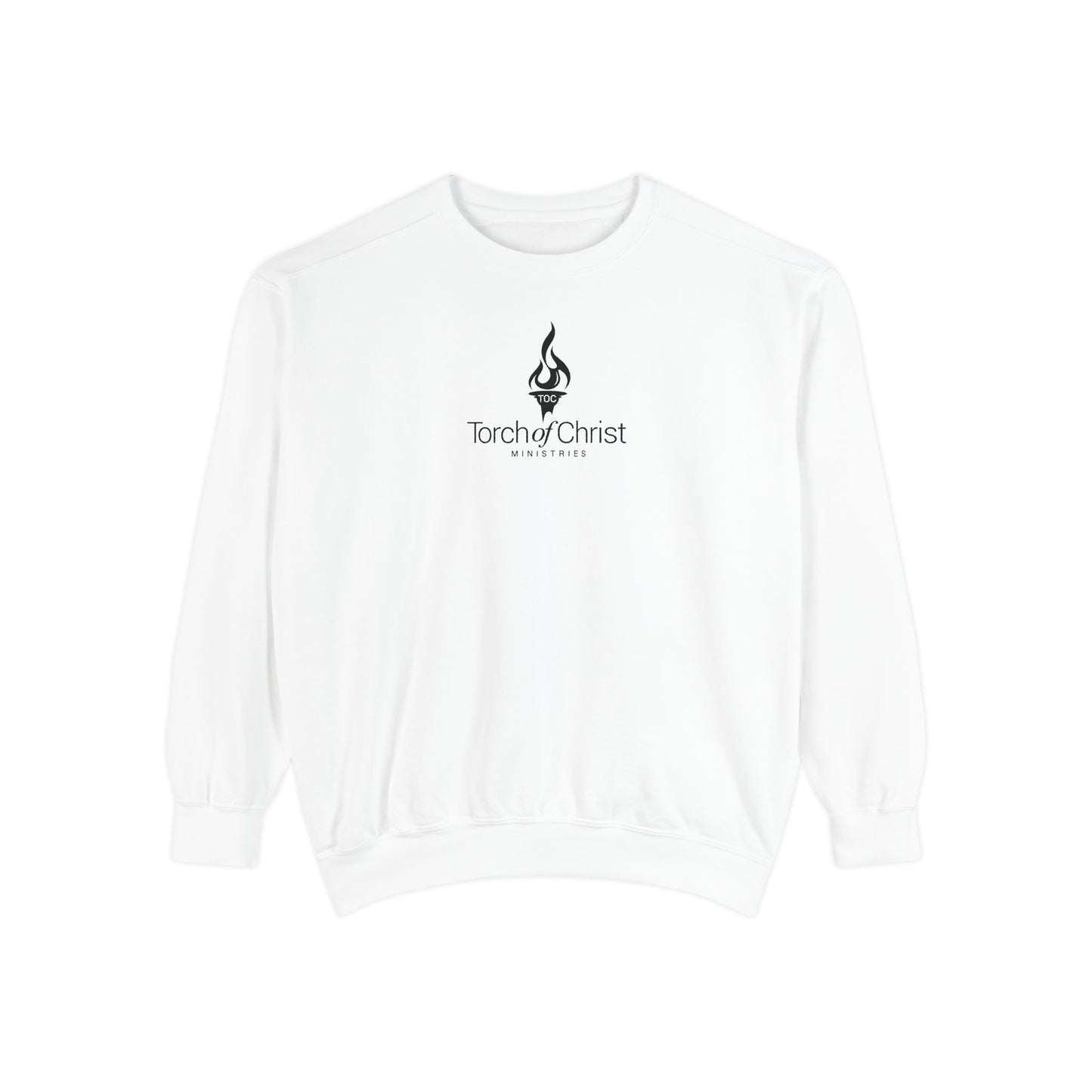 Torch Logo – Minimalist Garment-Dyed Crewneck – product image 2