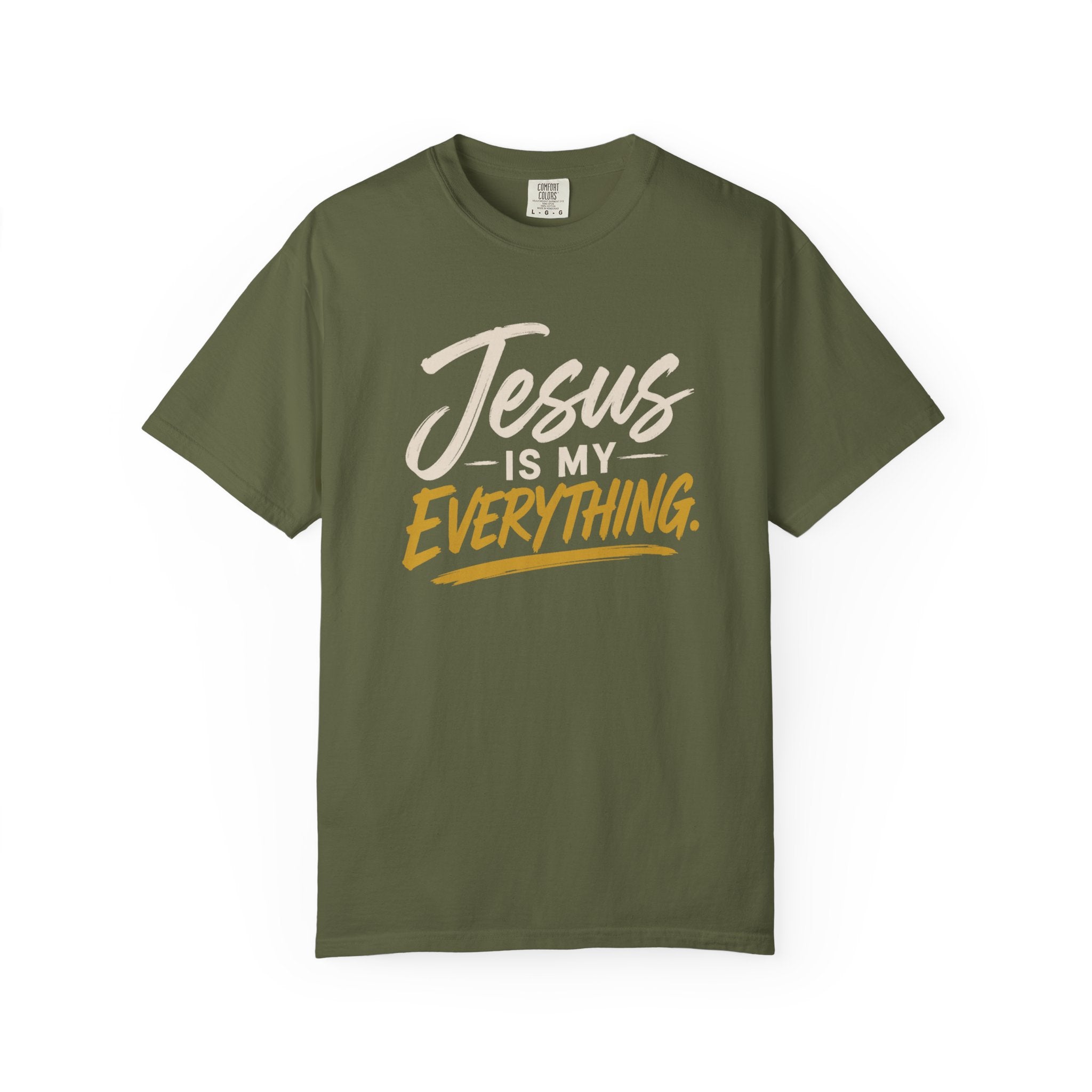 Jesus Is My Everything – Script Tee (Comfort Colors) – product image 5