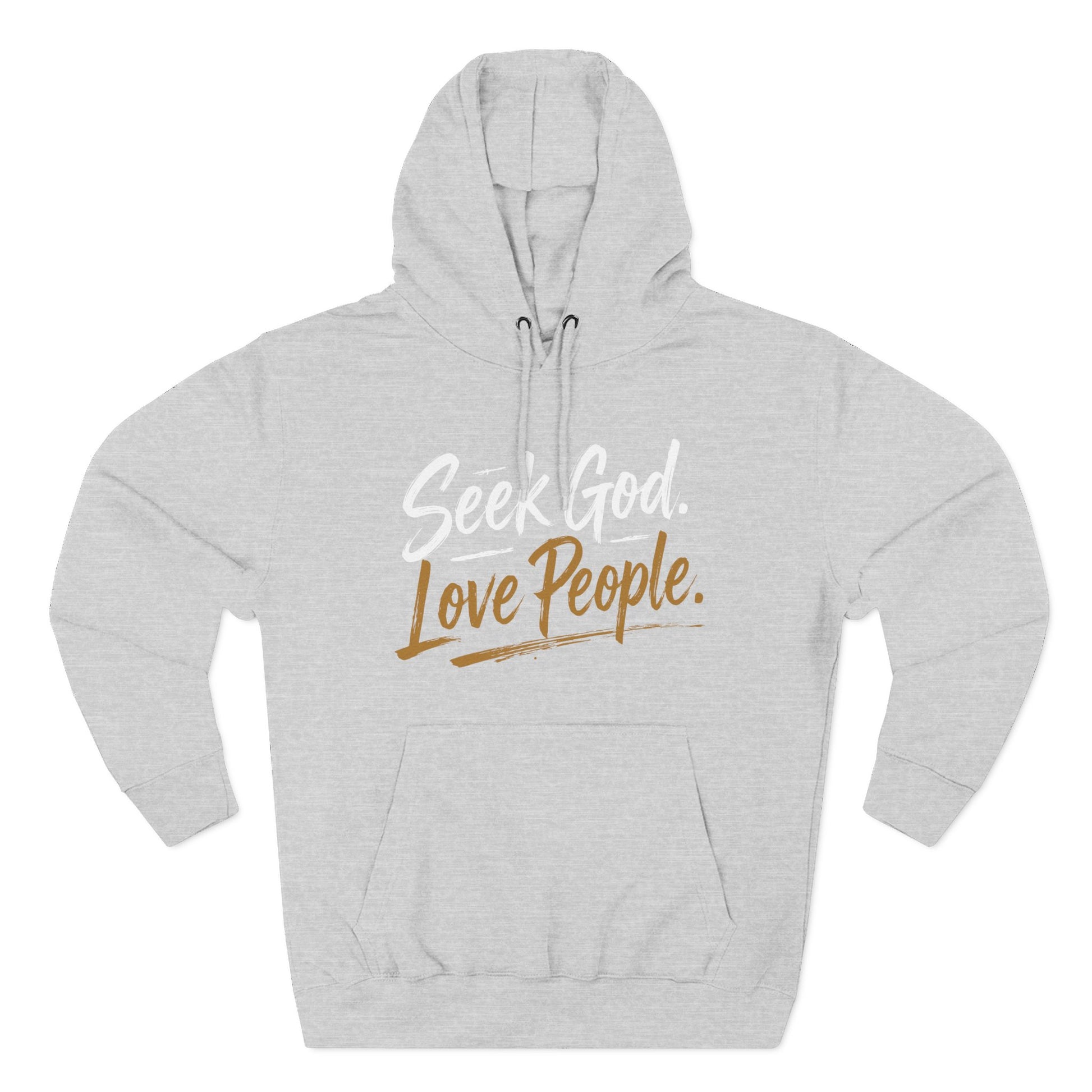 Seek God. Love People. – Script Fleece Hoodie (Lane Seven) – product image 9