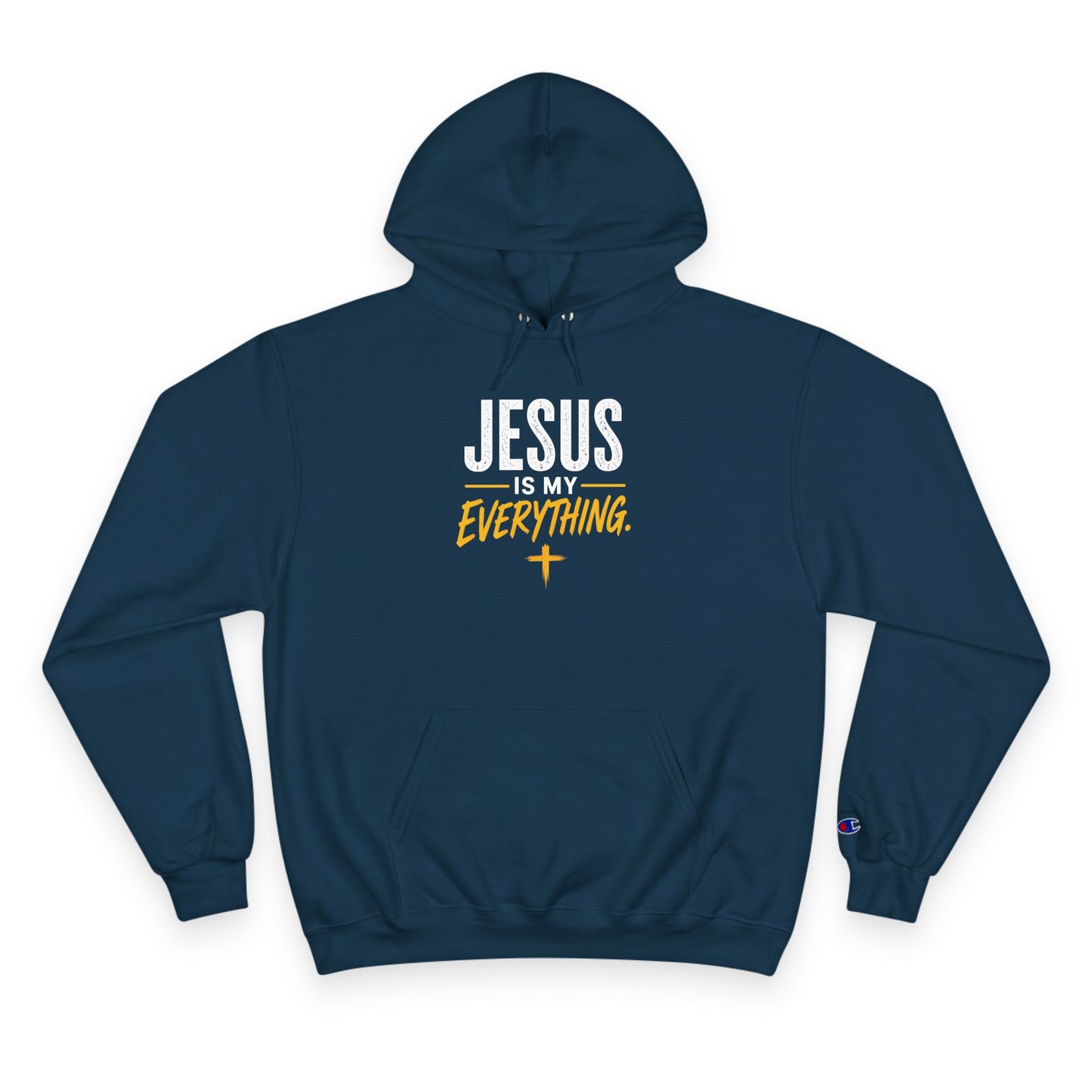 Jesus Is My Everything – Stacked Gold Champion Hoodie – product image 3