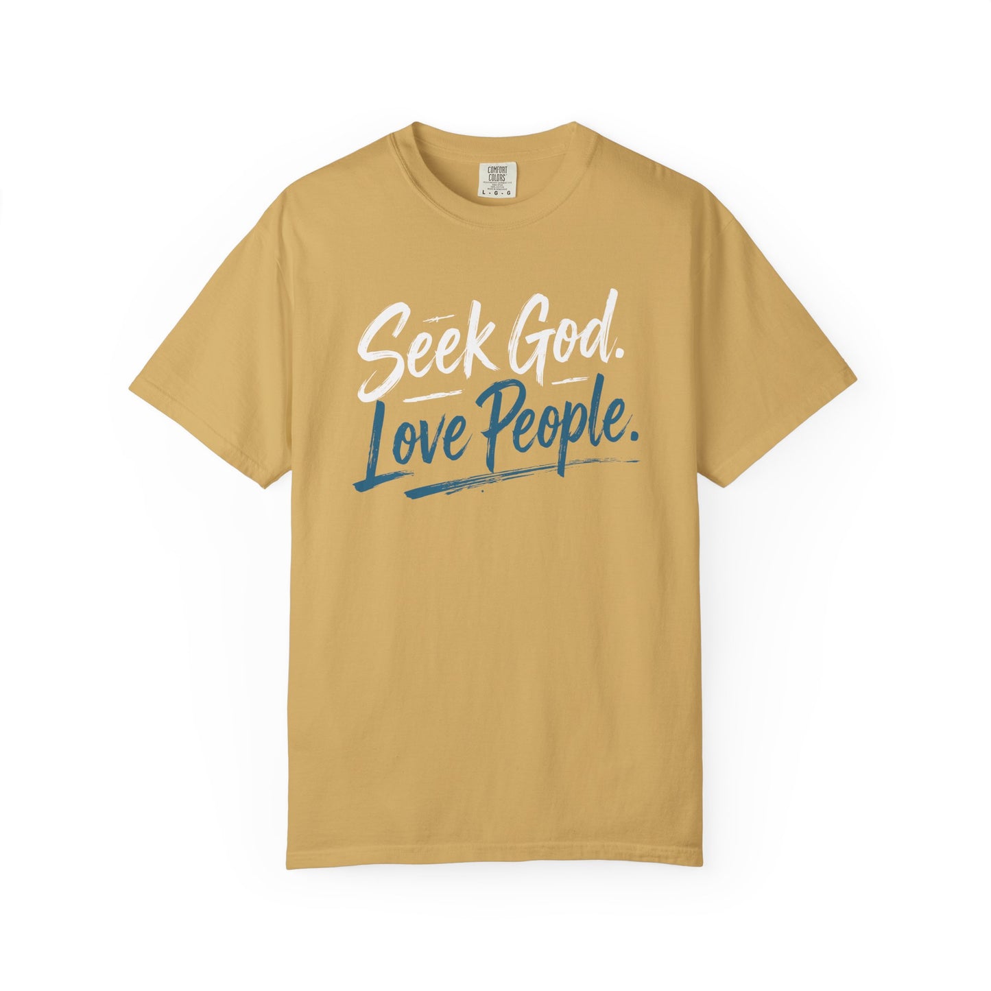 Seek God. Love People. – Script Tee (Comfort Colors) – product image 11