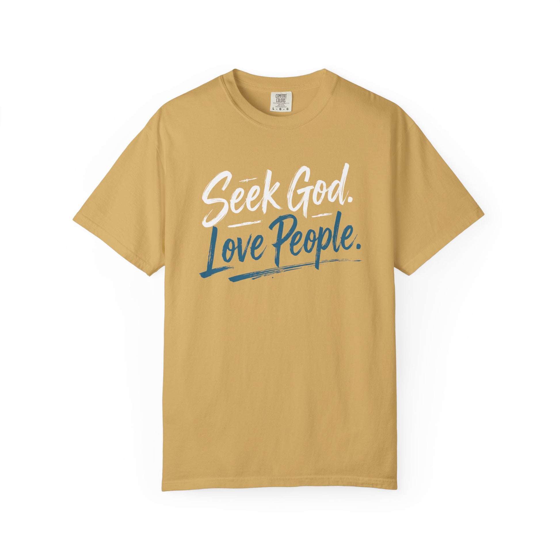 Seek God. Love People. – Script Tee (Comfort Colors) – product image 11