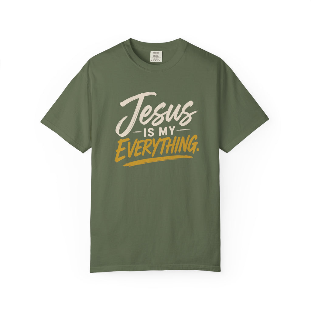 Jesus Is My Everything – Script Tee (Comfort Colors) – product image 4
