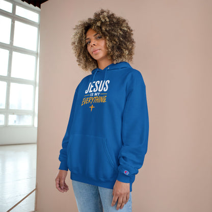 Jesus Is My Everything – Stacked Gold Champion Hoodie – product image 7
