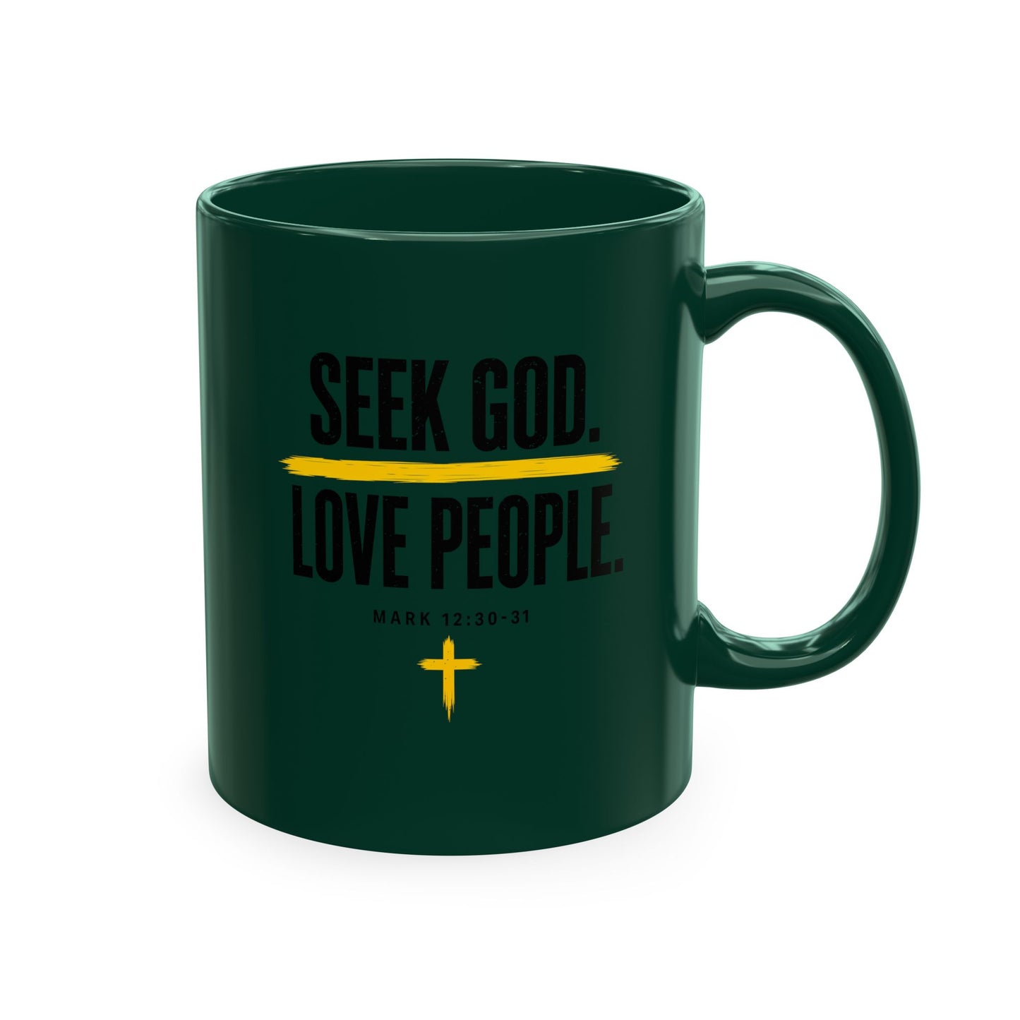 Seek God. Love People. – Stacked Color Mug – product image 7