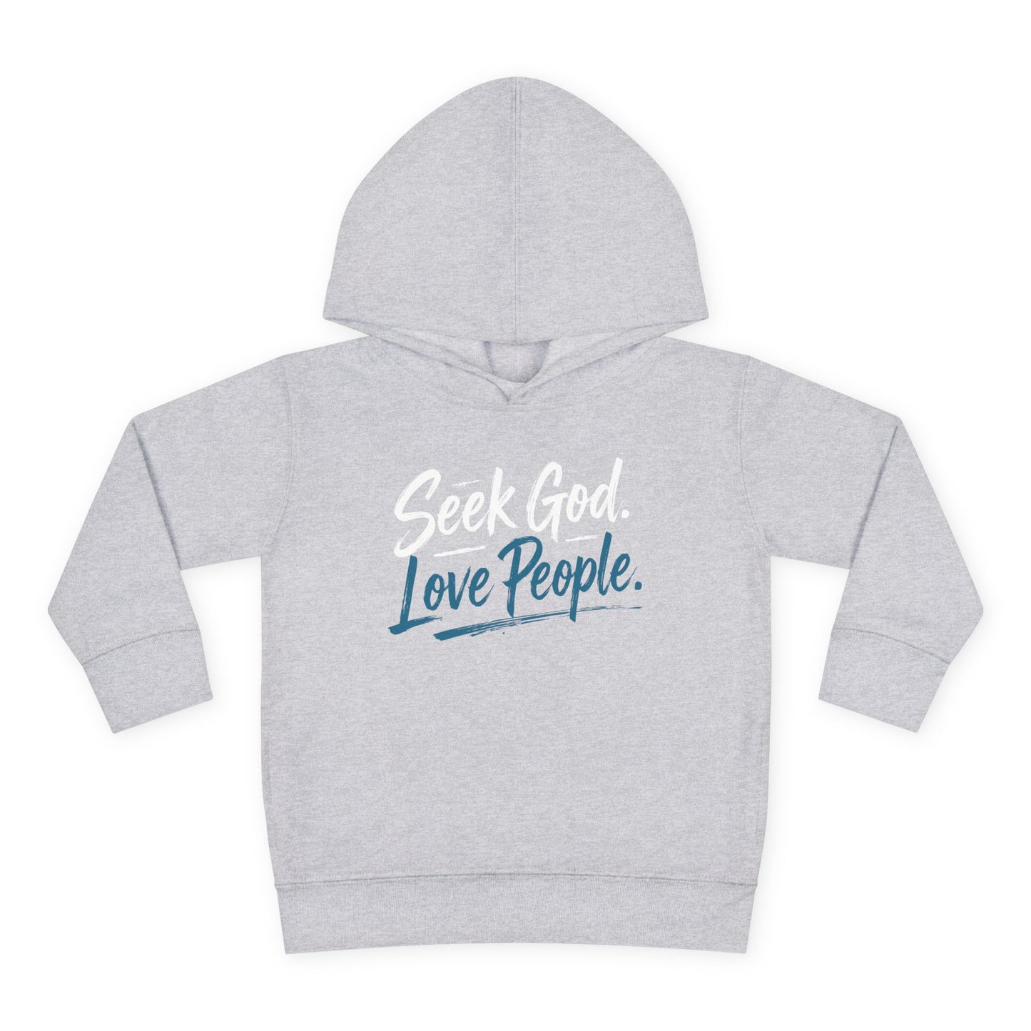 Seek God. Love People. – Script Toddler Hoodie – product image 11