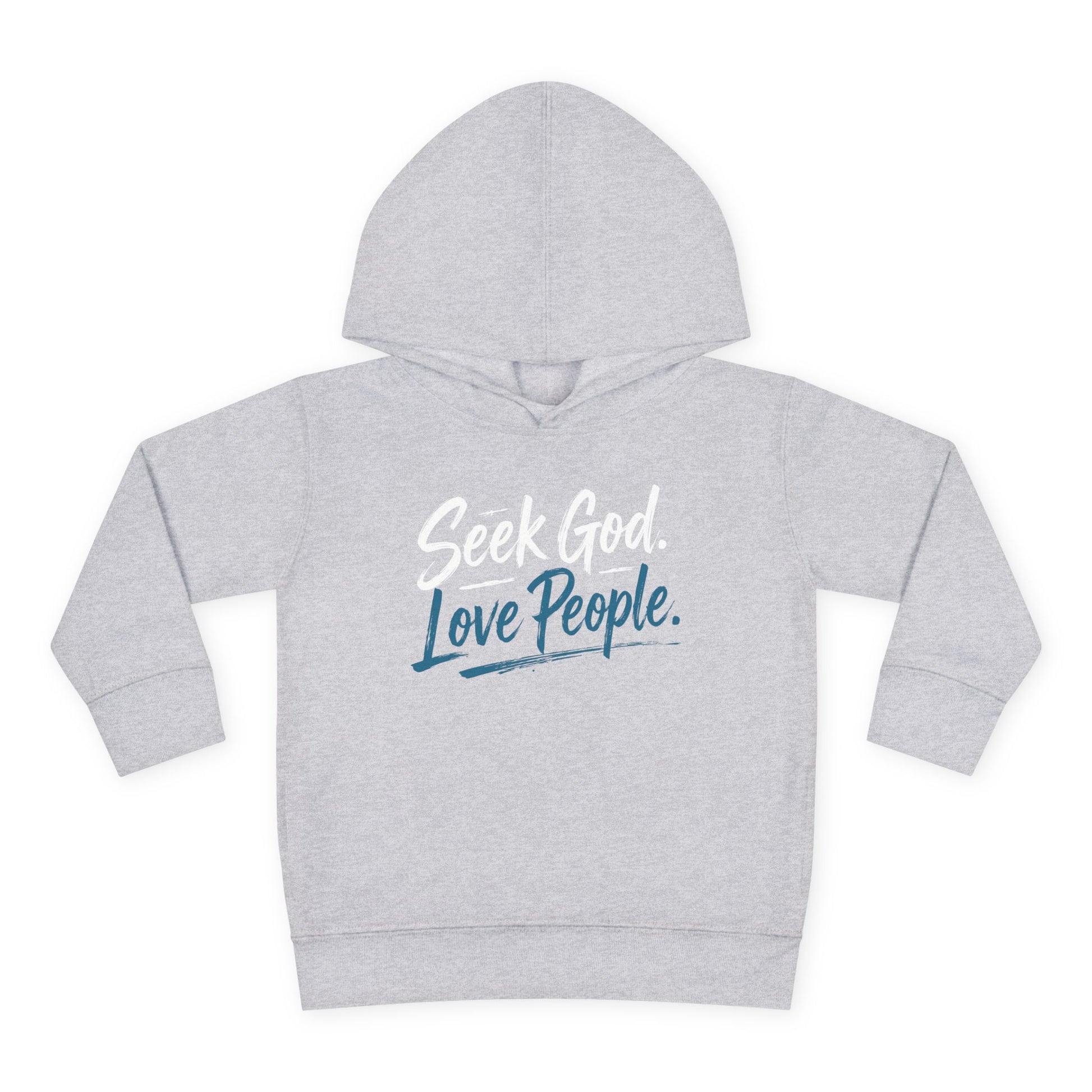 Seek God. Love People. – Script Toddler Hoodie – product image 11