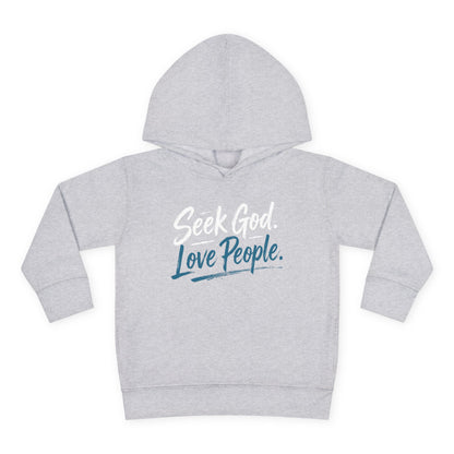 Seek God. Love People. – Script Toddler Hoodie – product image 11