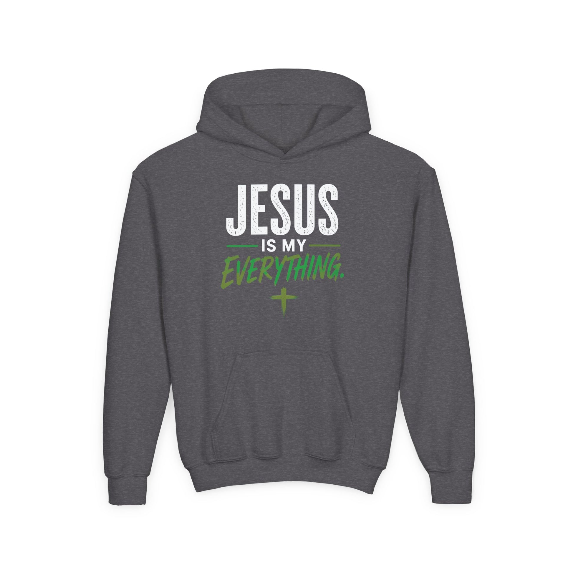 Jesus Is My Everything – Stacked Youth Hoodie – product image 4