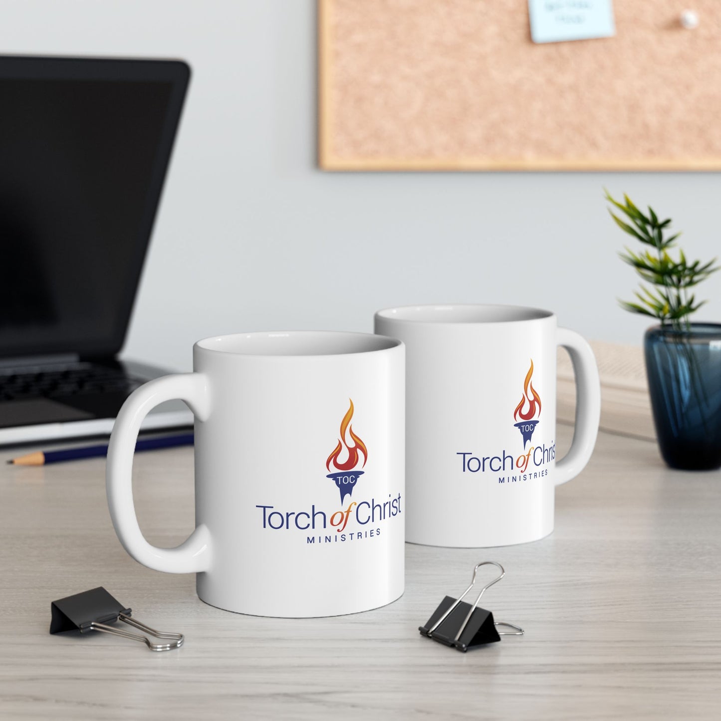 Torch Logo – Ceramic Mug (11/15 oz) – product image 6