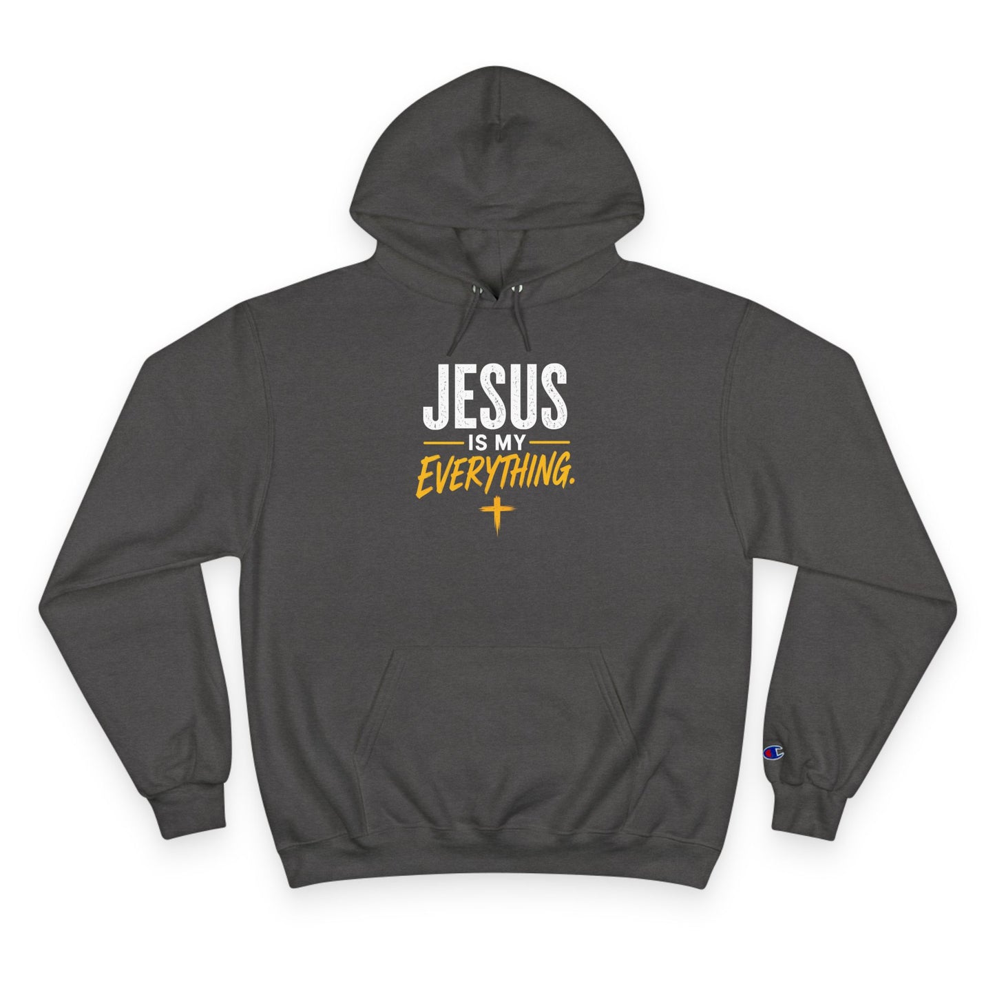 Jesus Is My Everything – Stacked Gold Champion Hoodie – product image 2