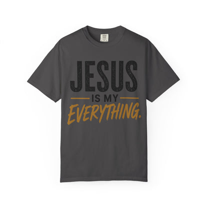 Jesus Is My Everything – Stacked Tee, Light Palette (Comfort Colors) – product image 3