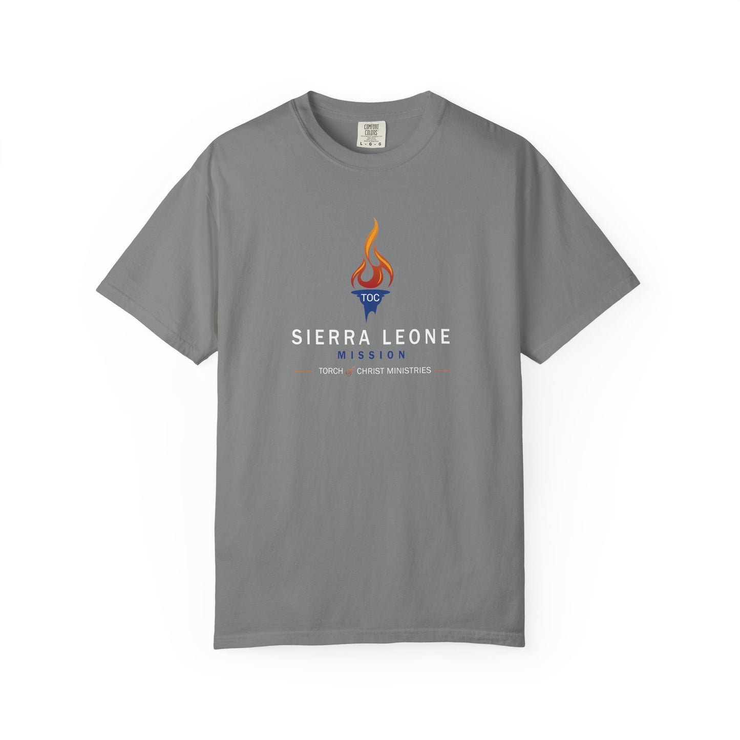 Sierra Leone Mission — Light to the Nations Tee (Comfort Colors)