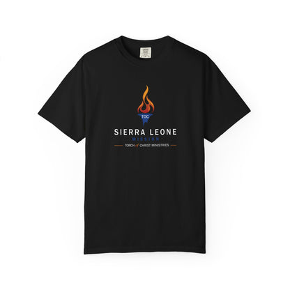 Sierra Leone Mission — Light to the Nations Tee (Comfort Colors)