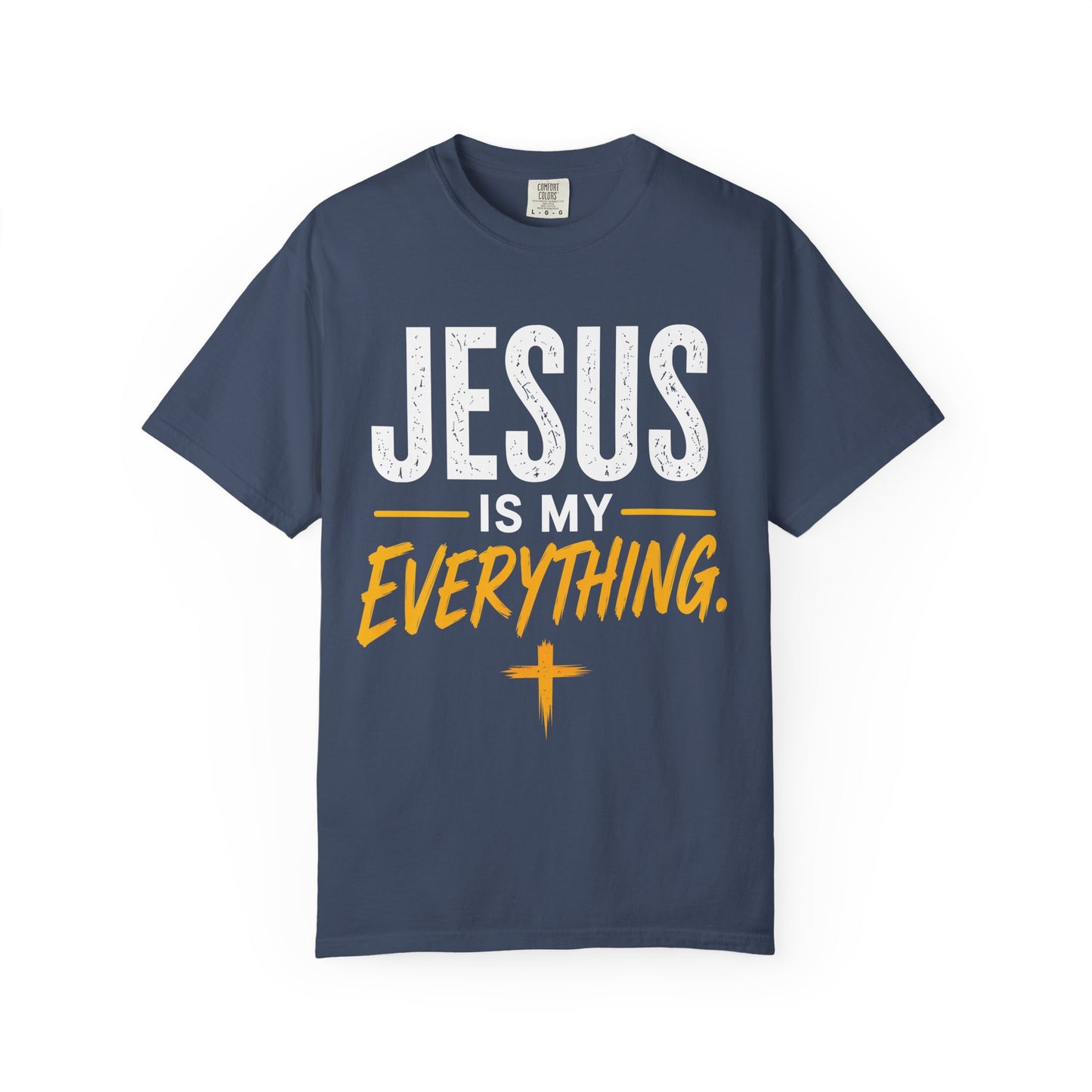 Jesus Is My Everything – Stacked Tee, Warm Palette (Comfort Colors) – product image 13