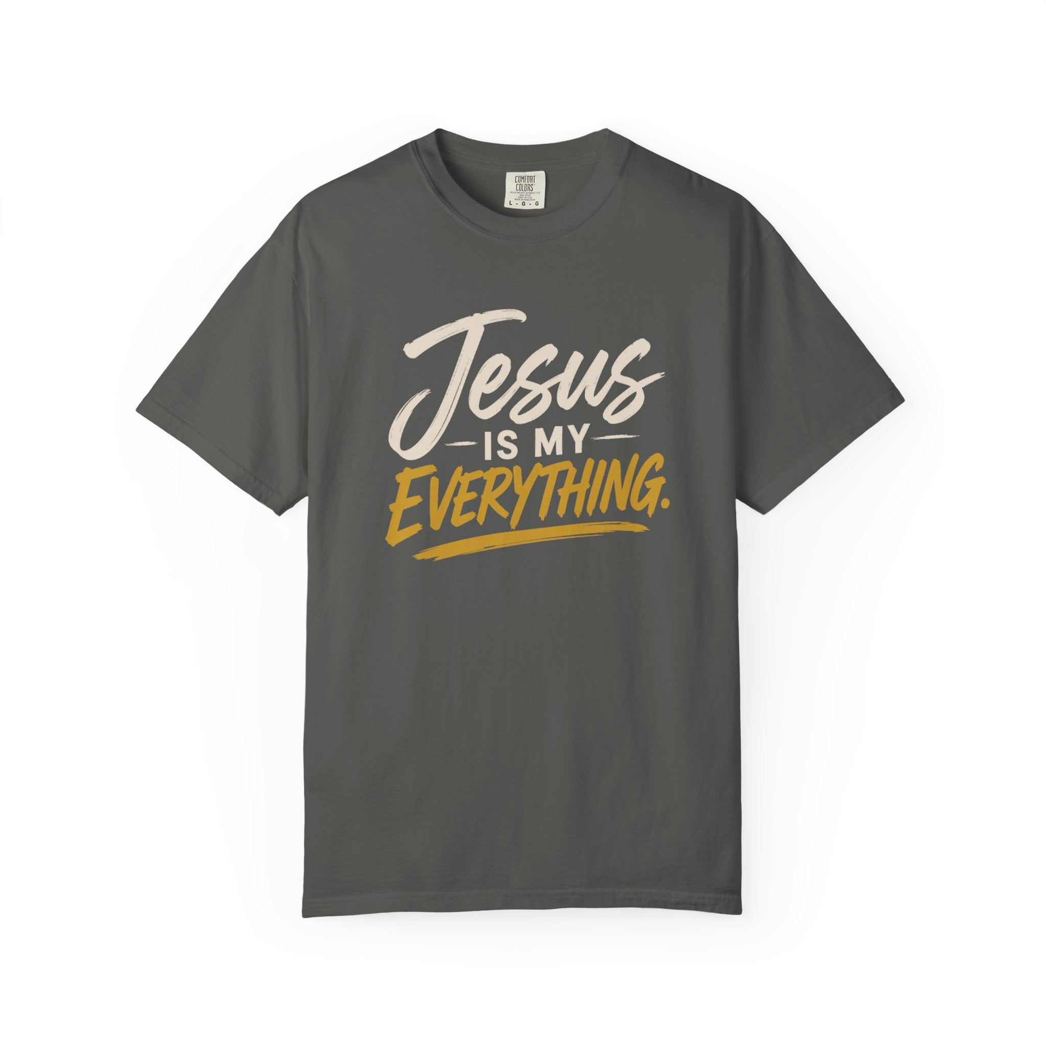 Jesus Is My Everything – Script Tee (Comfort Colors) – product image 3