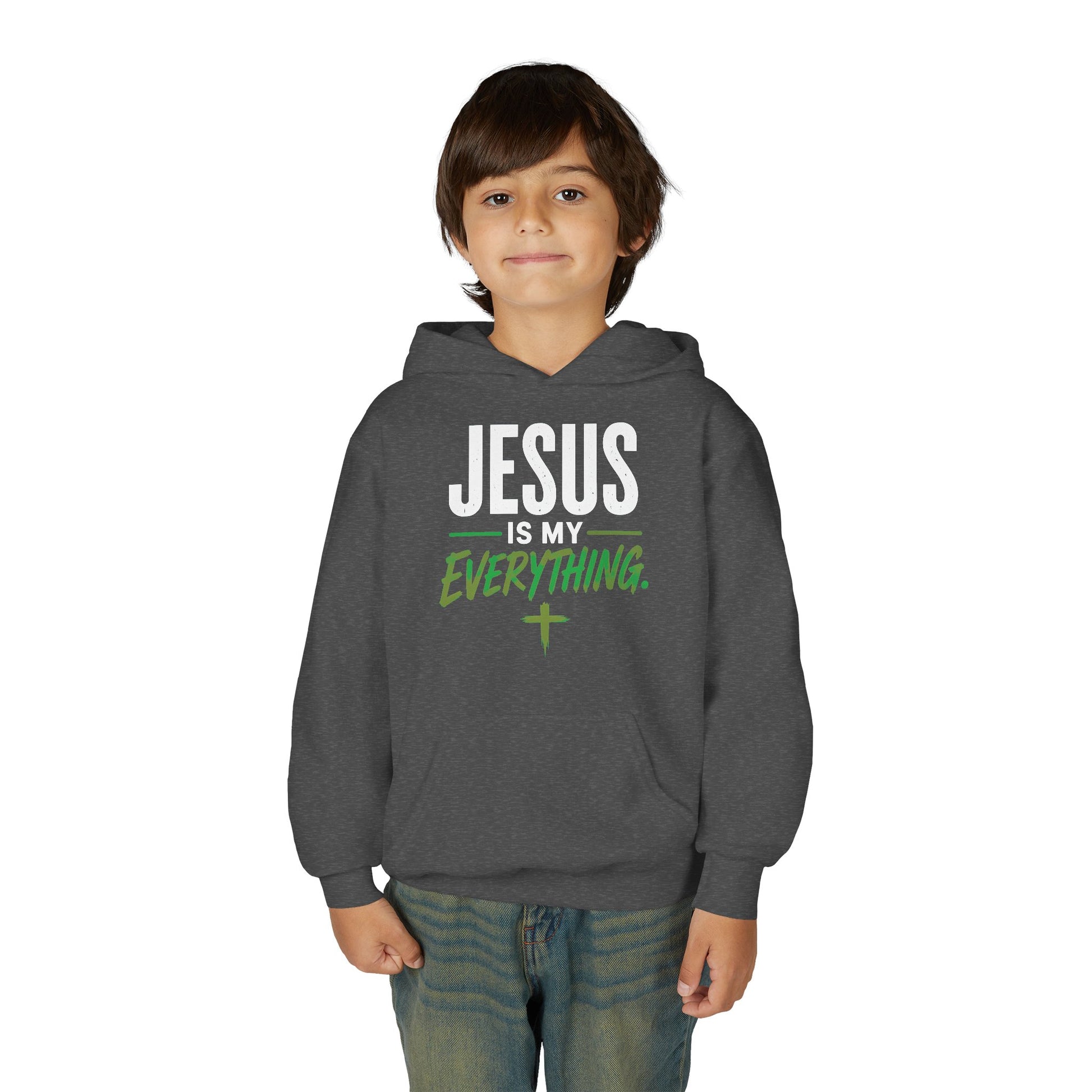 Jesus Is My Everything – Stacked Youth Hoodie – product image 15