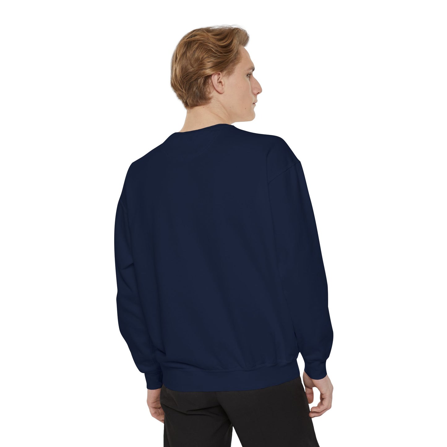 Torch Logo – Minimalist Garment-Dyed Crewneck – product image 4
