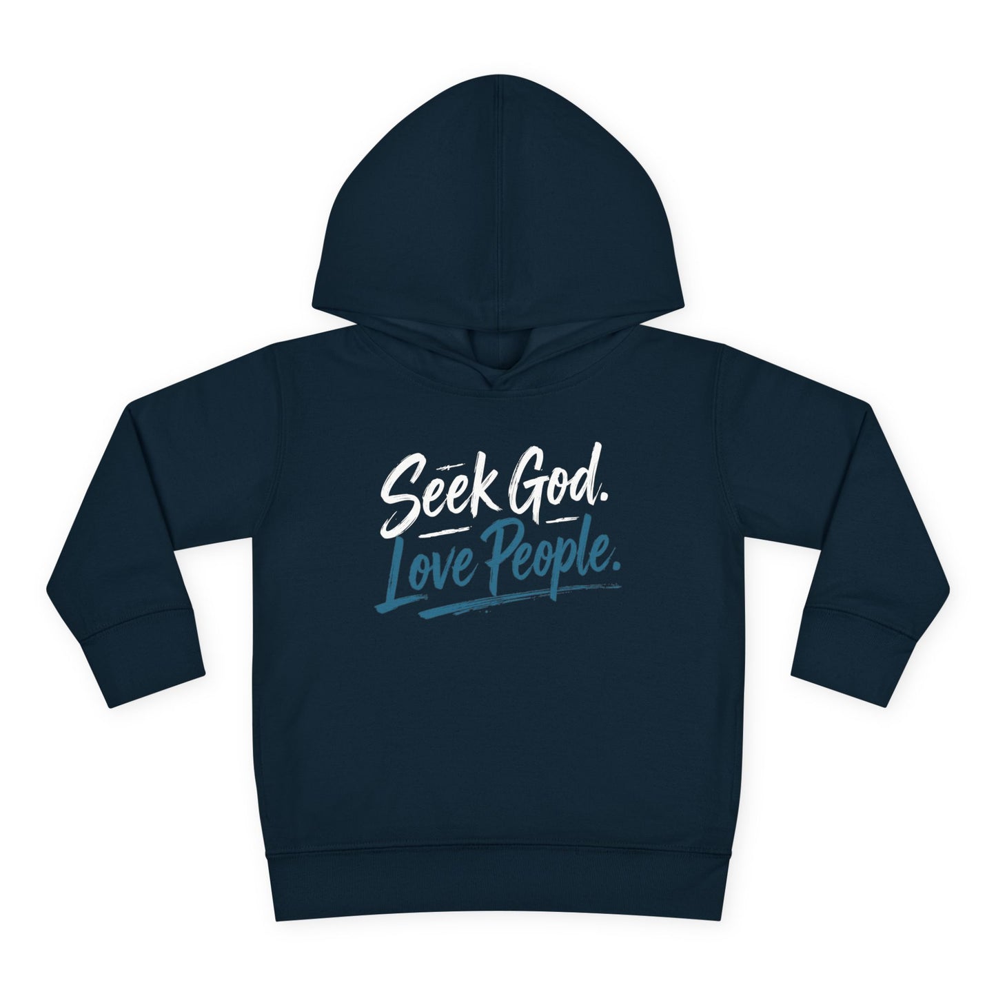 Seek God. Love People. – Script Toddler Hoodie – product image 12
