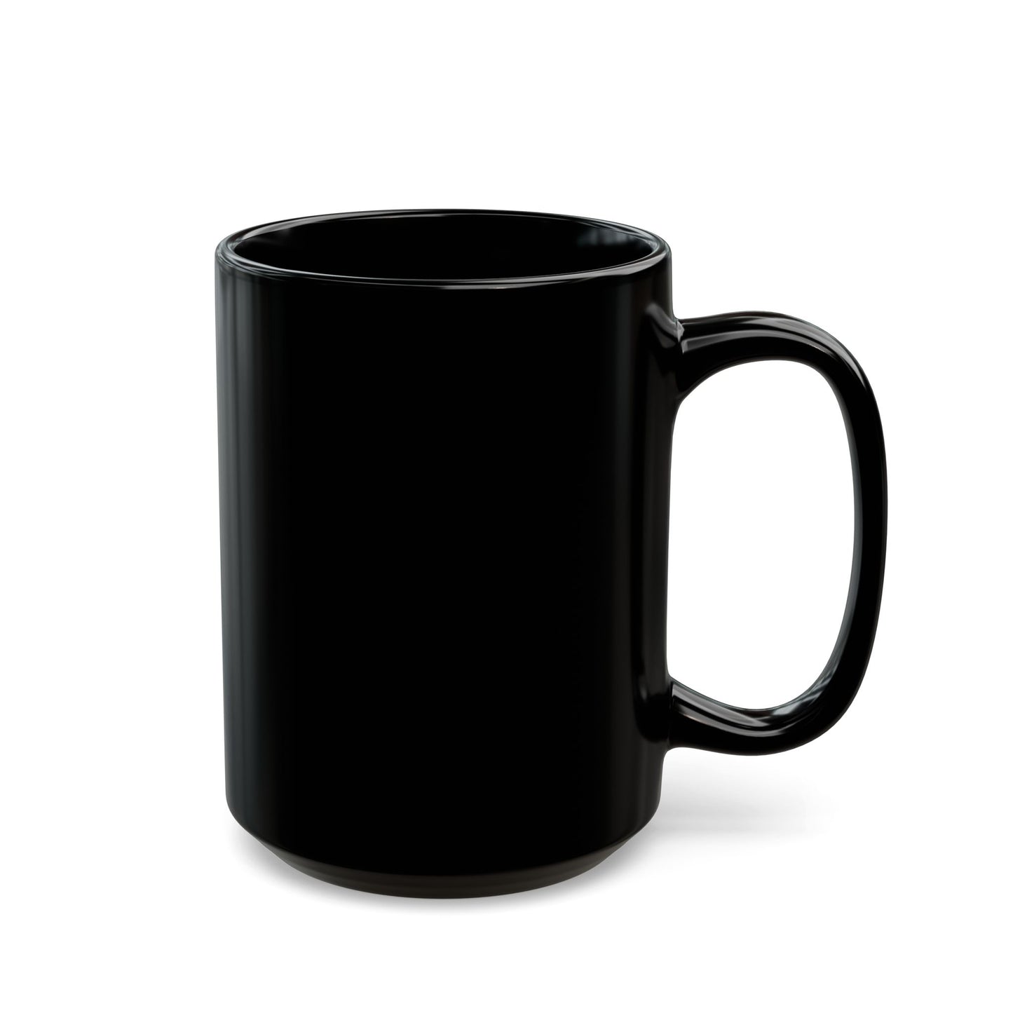 Torch Logo – Black Ceramic Mug (11/15 oz) – product image 6