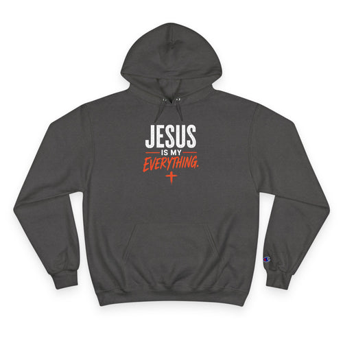 Jesus Is My Everything – Brush Ember Champion Hoodie – product image 1