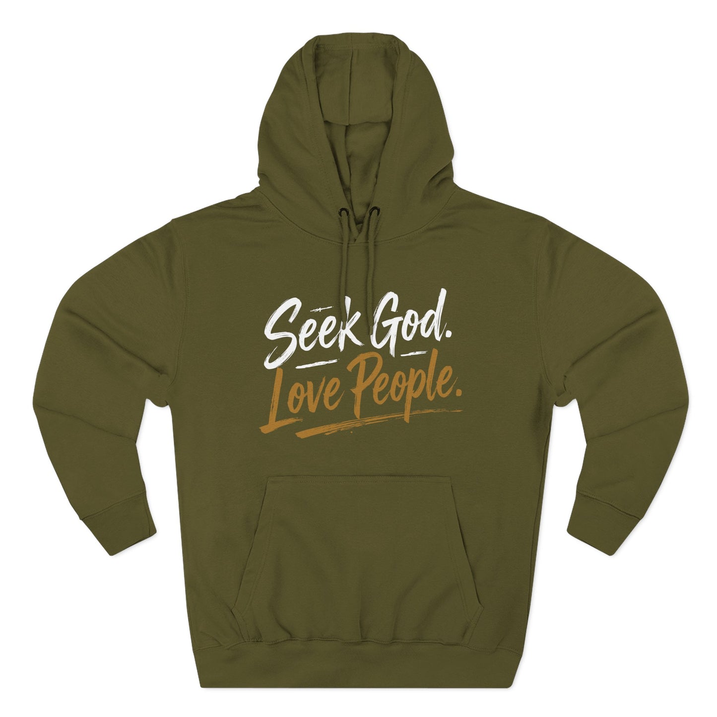 Seek God. Love People. – Script Fleece Hoodie (Lane Seven) – product image 12