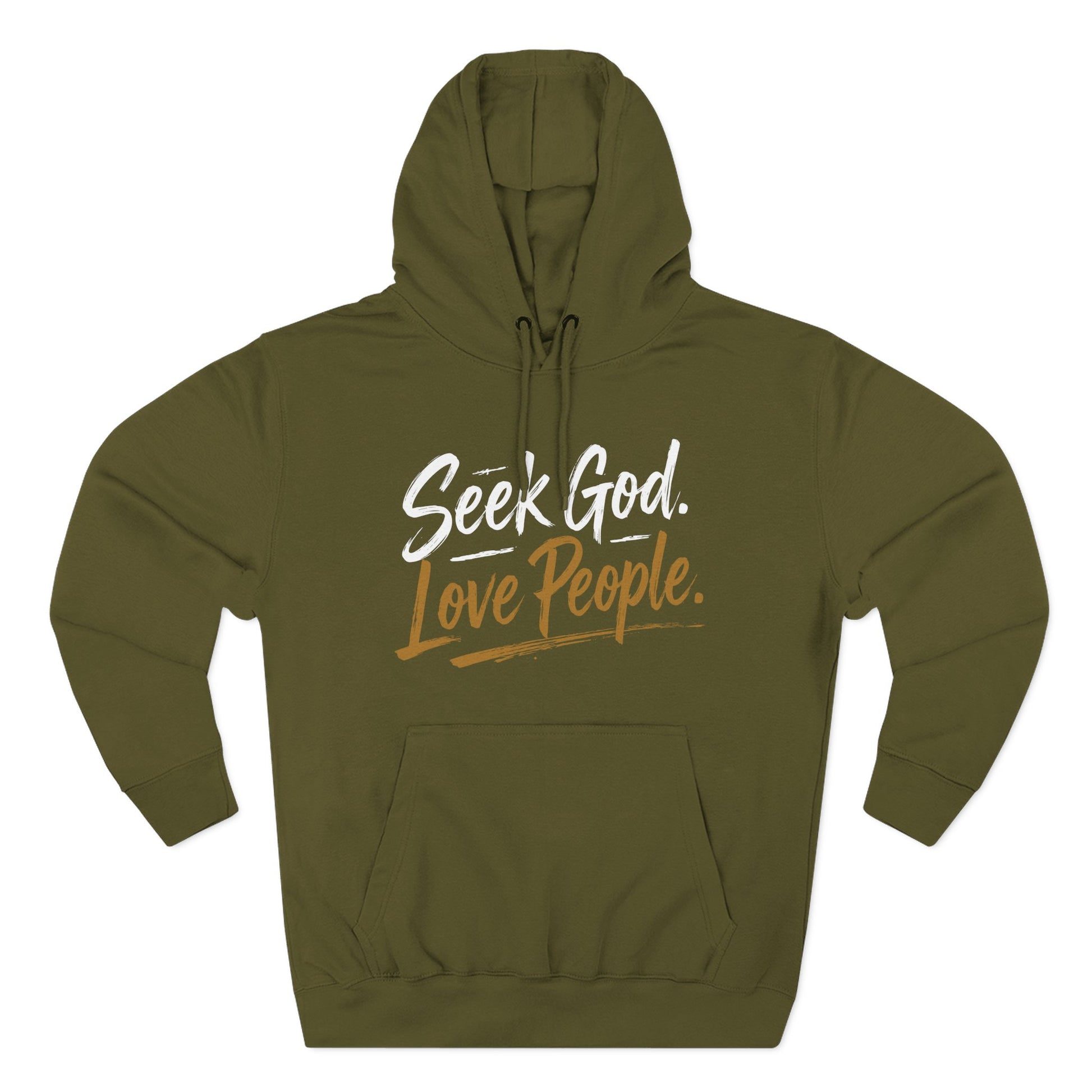 Seek God. Love People. – Script Fleece Hoodie (Lane Seven) – product image 12