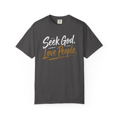 Seek God. Love People. – Script Tee (Comfort Colors) – product image 13