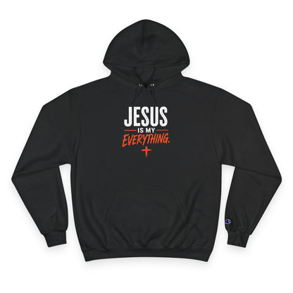 Jesus Is My Everything – Brush Ember Champion Hoodie – product image 4