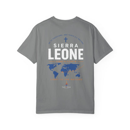 Sierra Leone Mission — Light to the Nations Tee (Comfort Colors)