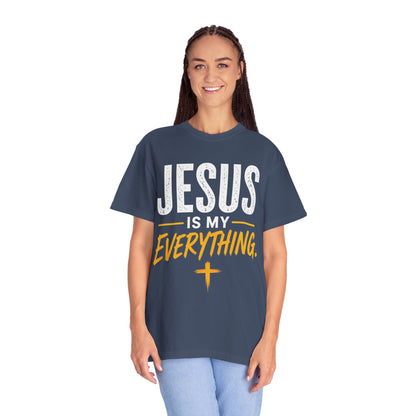 Jesus Is My Everything – Stacked Tee, Warm Palette (Comfort Colors) – product image 14