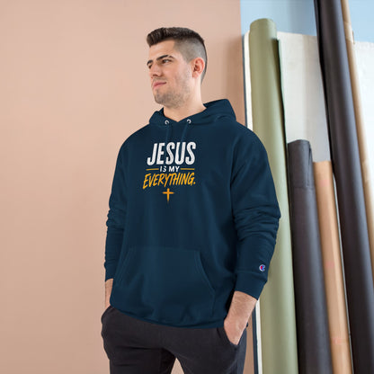 Jesus Is My Everything – Stacked Gold Champion Hoodie – product image 12