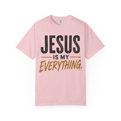 Jesus Is My Everything – Stacked Tee, Light Palette (Comfort Colors) – product image 6