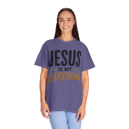 Jesus Is My Everything – Stacked Tee, Light Palette (Comfort Colors) – product image 14