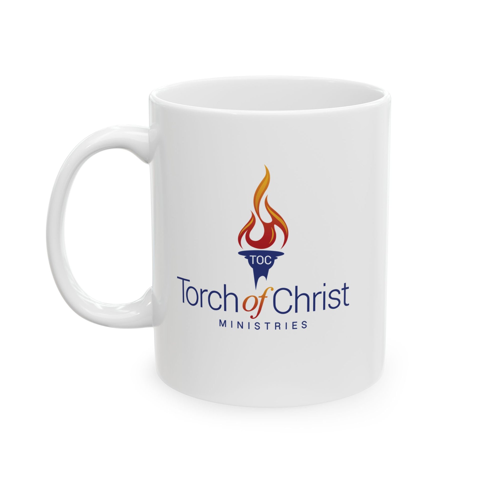 Torch Logo – Ceramic Mug (11/15 oz) – product image 3