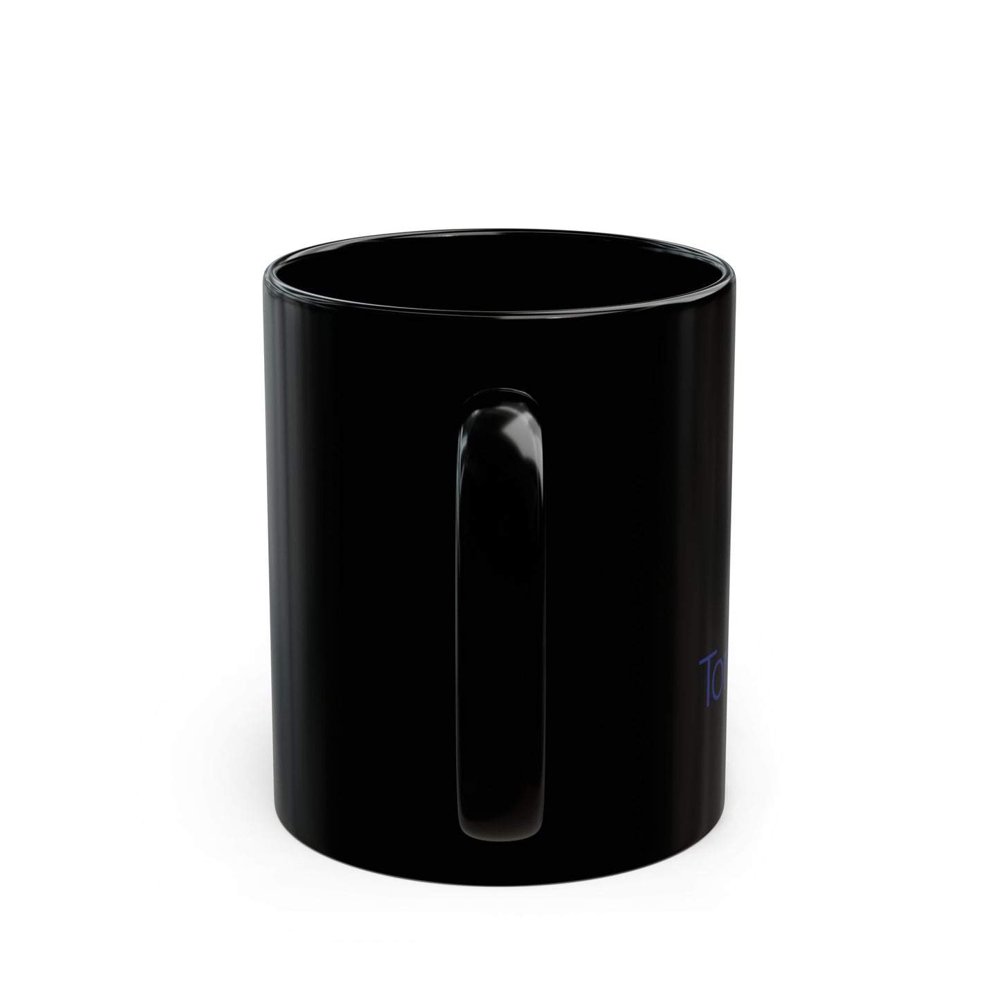 Torch Logo – Black Ceramic Mug (11/15 oz) – product image 5