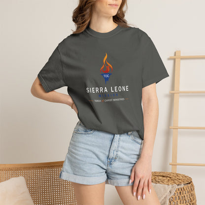 Sierra Leone Mission — Light to the Nations Tee (Comfort Colors)