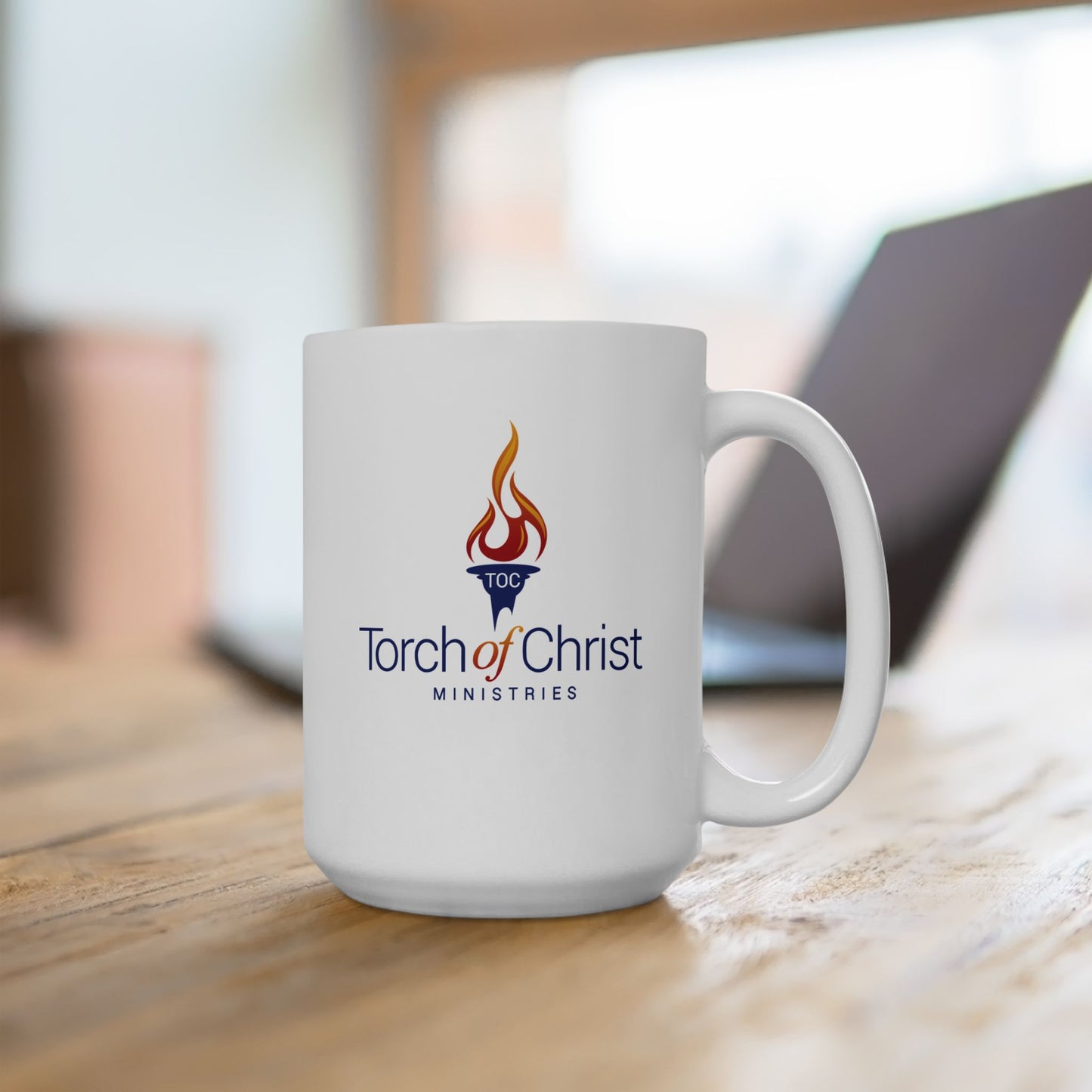 Torch Logo – Ceramic Mug (11/15 oz) – product image 11